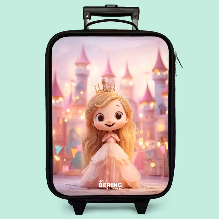 Kinderkoffer - Prinzessin - Rosa - Schloss — 3