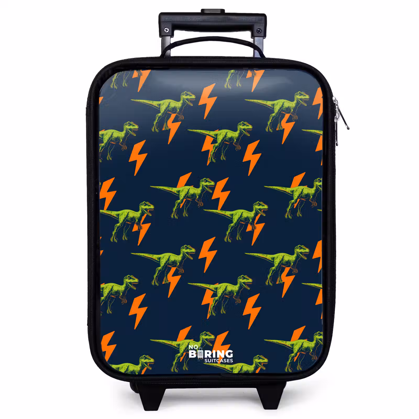 Kinderkoffer - Dinos - Blitze - Tiere - Blau — 1