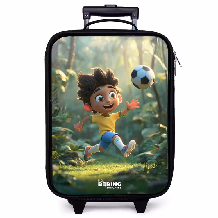 Kinderkoffer - Fußball - Junge - Wald — 1