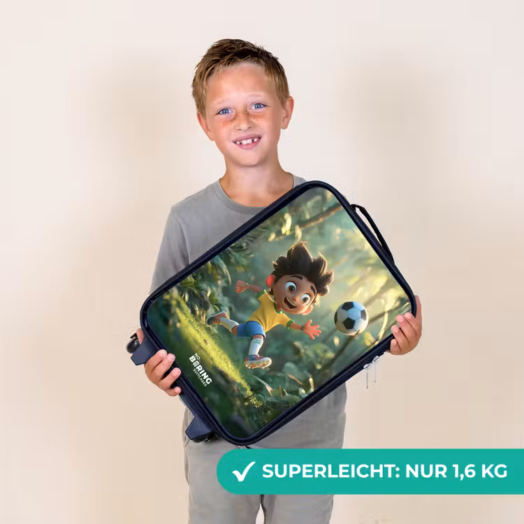 Kinderkoffer - Fußball - Junge - Wald — 2
