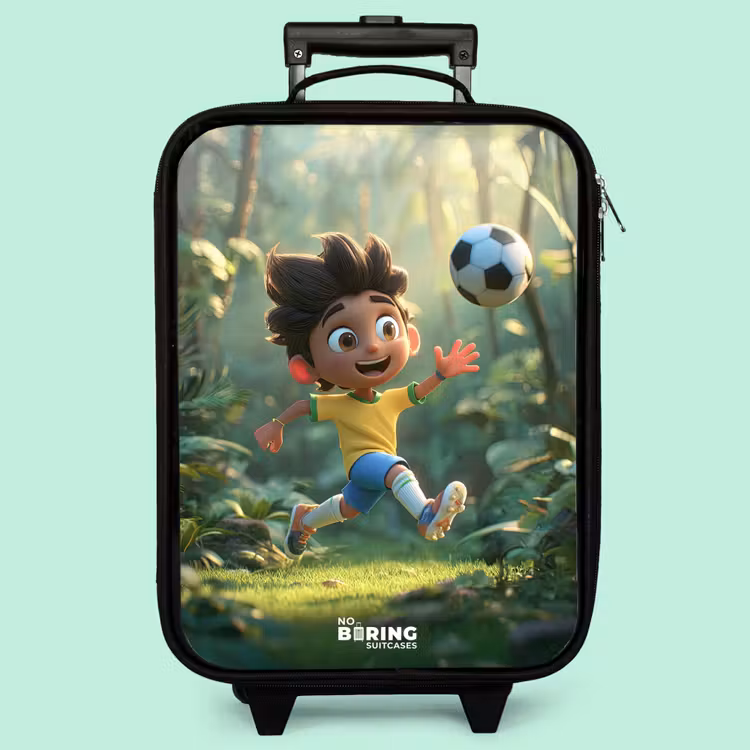 Kinderkoffer - Fußball - Junge - Wald — 3