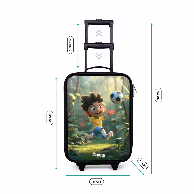 Kinderkoffer - Fußball - Junge - Wald — 7