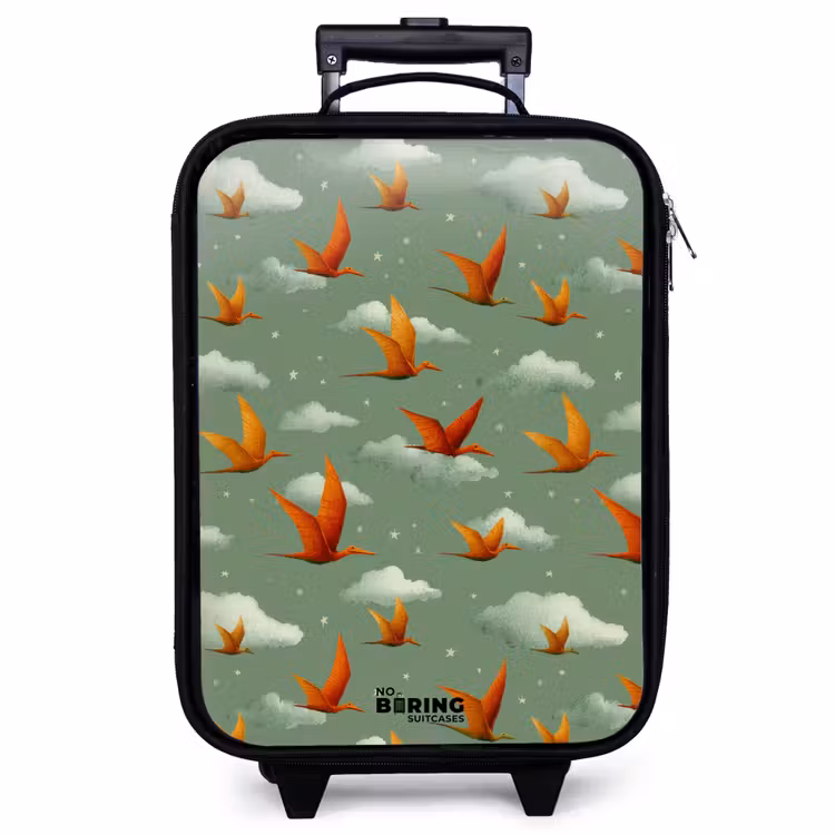 Kinderkoffer - Muster - Dino - Flugsaurier — 1