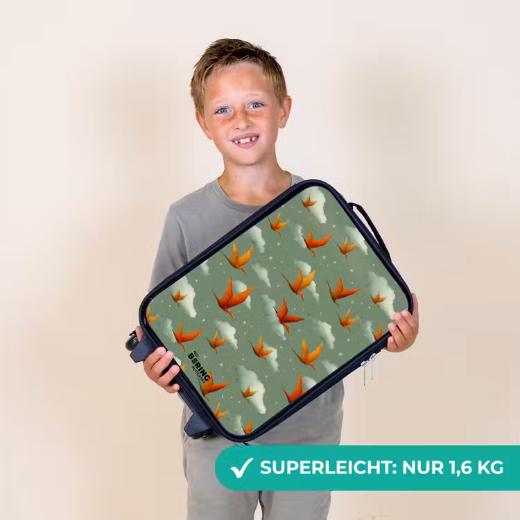 Kinderkoffer - Muster - Dino - Flugsaurier — 2