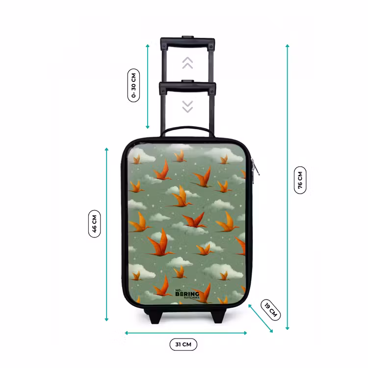 Kinderkoffer - Muster - Dino - Flugsaurier — 6