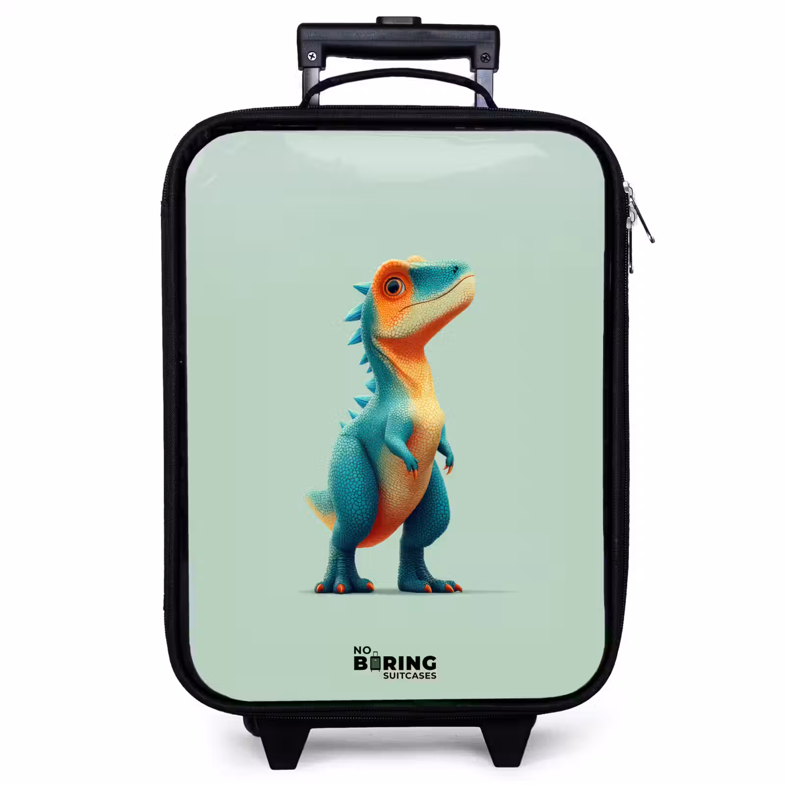 Kinderkoffer - Dino - Tier - Grün - Orange — 1