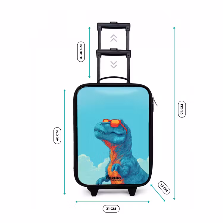 Kinderkoffer - Dino - Sonnenbrille - Blau — 6
