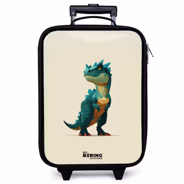 Kinderkoffer - Dino - Tier - Grün — 1