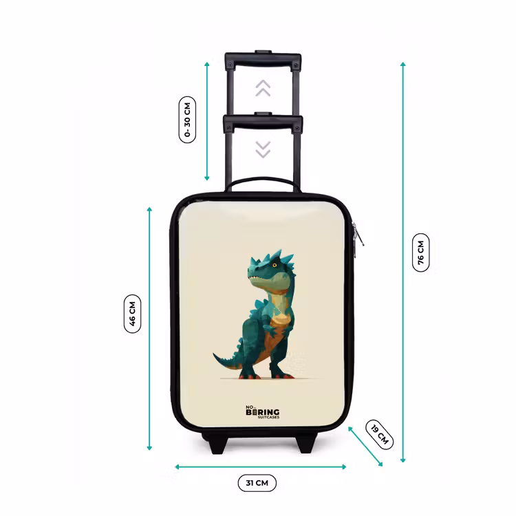 Kinderkoffer - Dino - Tier - Grün — 6