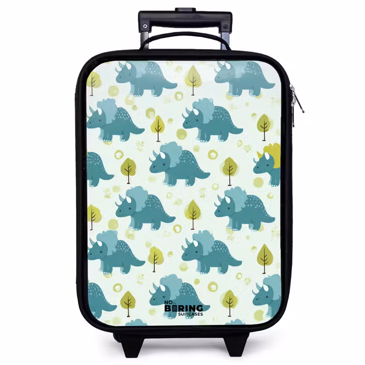 Kinderkoffer - Dinosaurier - Muster - Natur — 1