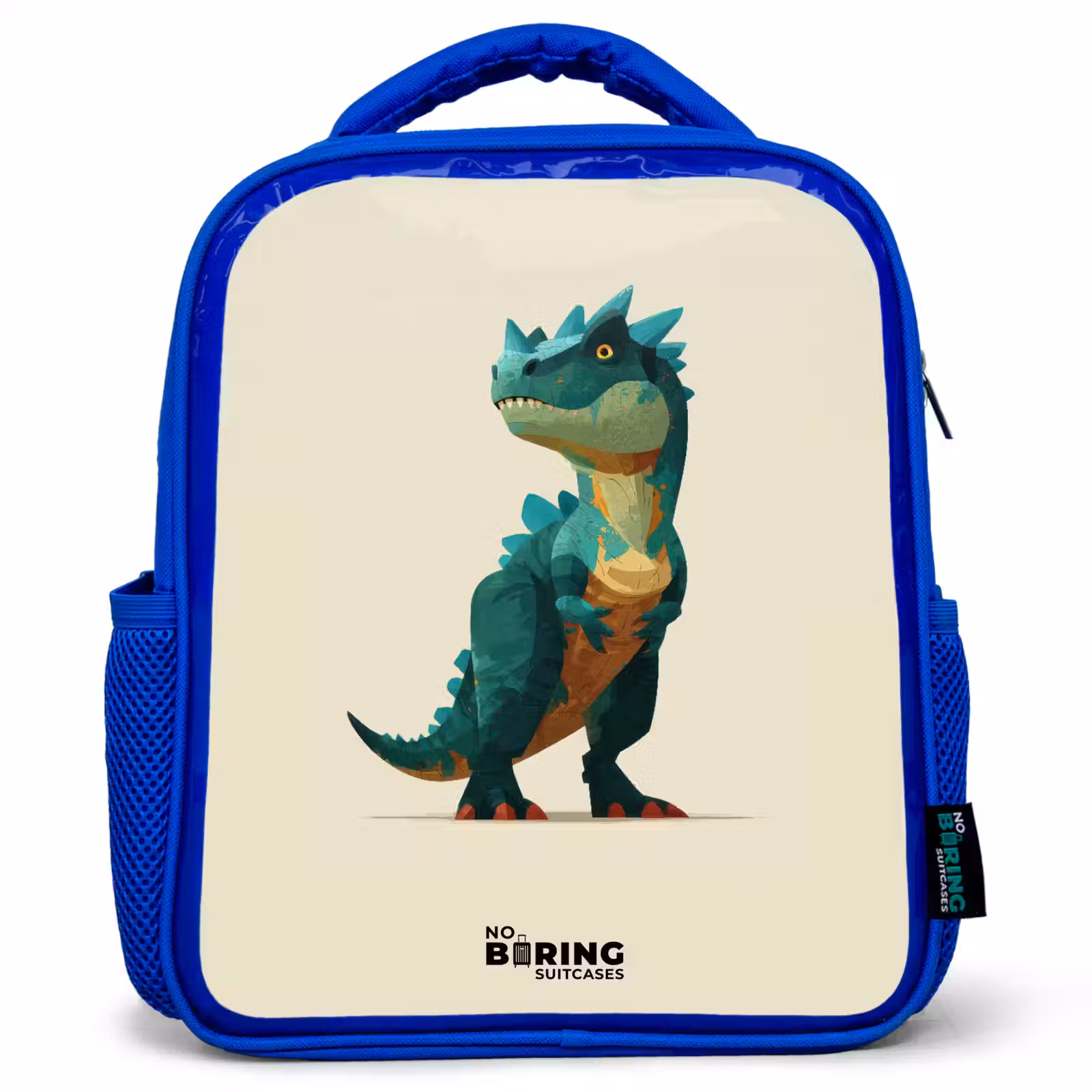 Kinderrucksack - Blau - Dino - Tier - Grün — 1
