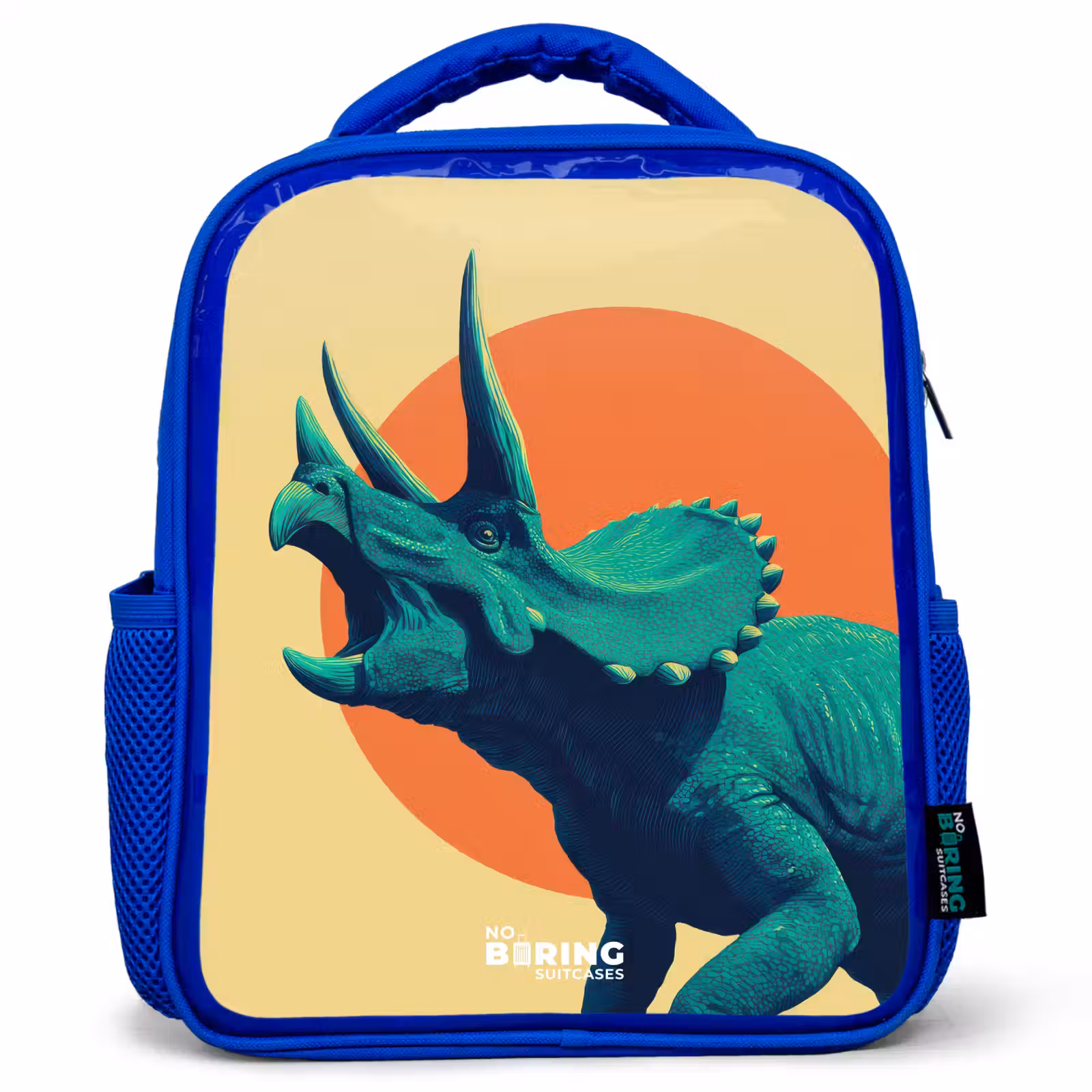 Kinderrucksack - Blau - Dino - Triceratops - Tier — 1