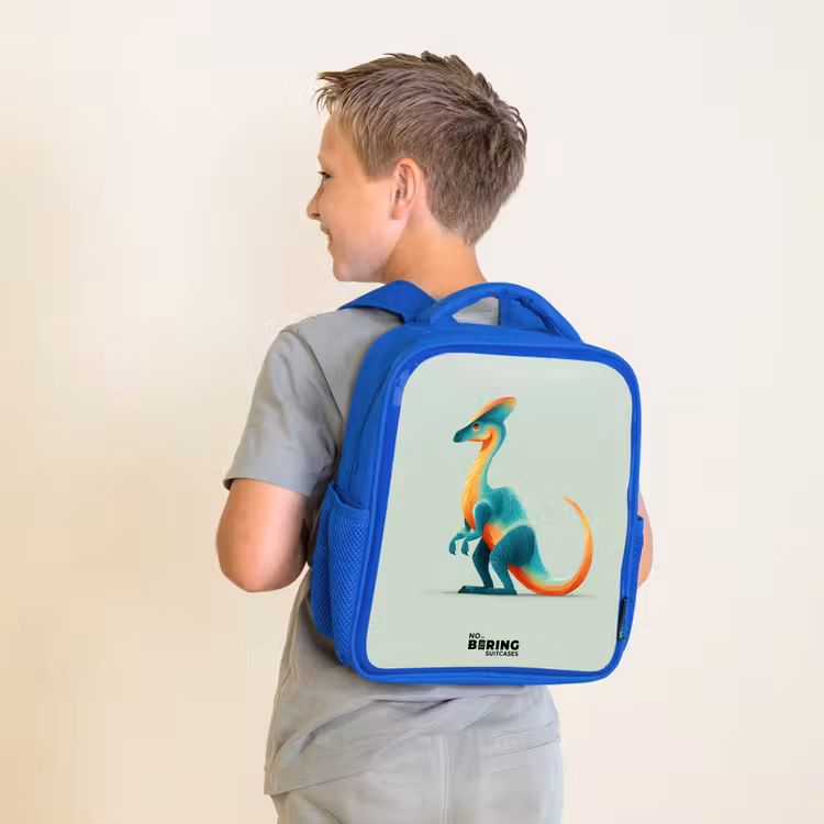Kinderrucksack - Blau - Dino - Blau - Tier — 2