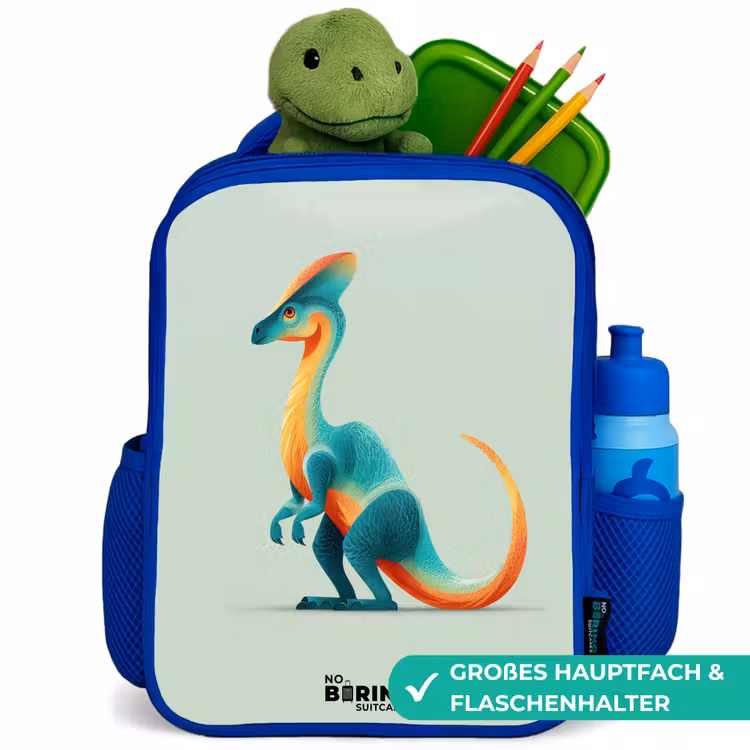 Kinderrucksack - Blau - Dino - Blau - Tier — 3