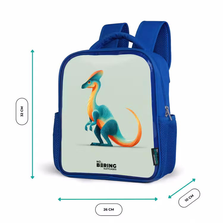 Kinderrucksack - Blau - Dino - Blau - Tier — 6