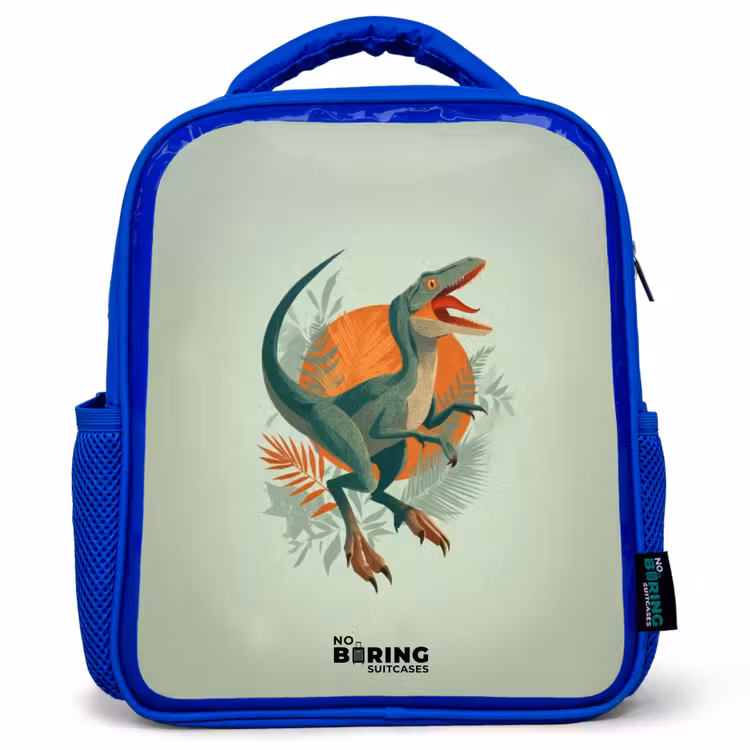 Kinderrucksack - Blau - Tier - Dino - Natur — 1