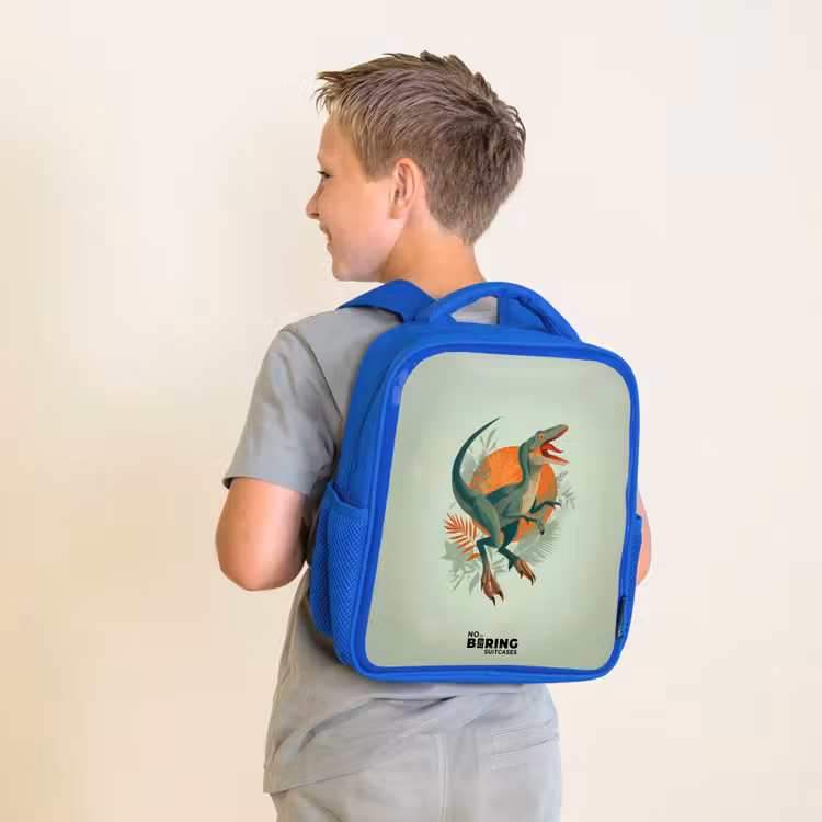 Kinderrucksack - Blau - Tier - Dino - Natur — 2
