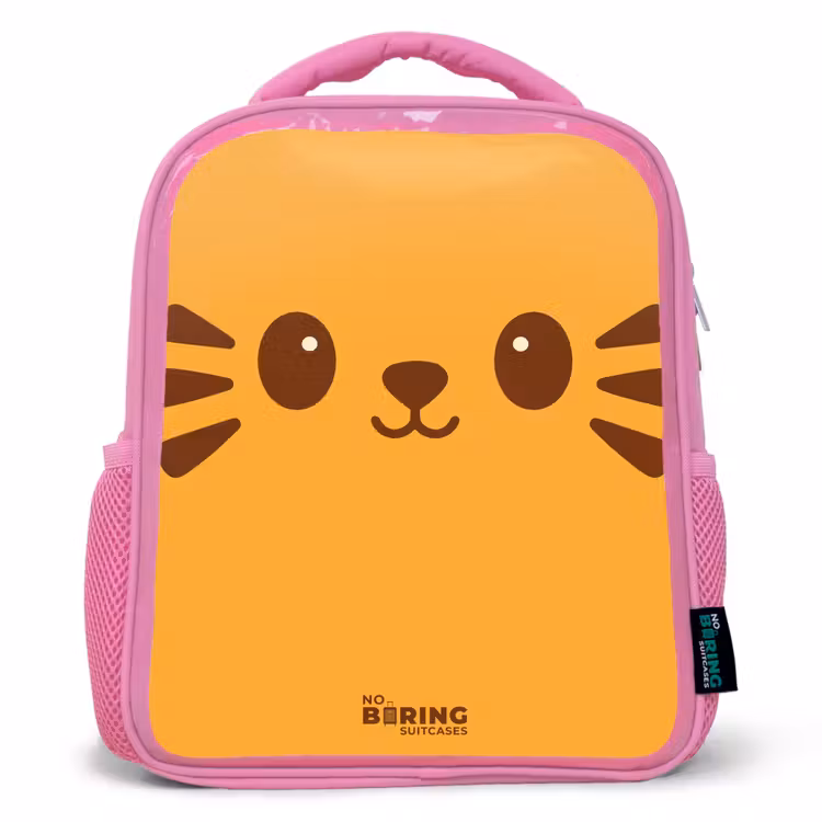 Kinderrucksack - Rosa - Kawai - Tiger - Orange — 1