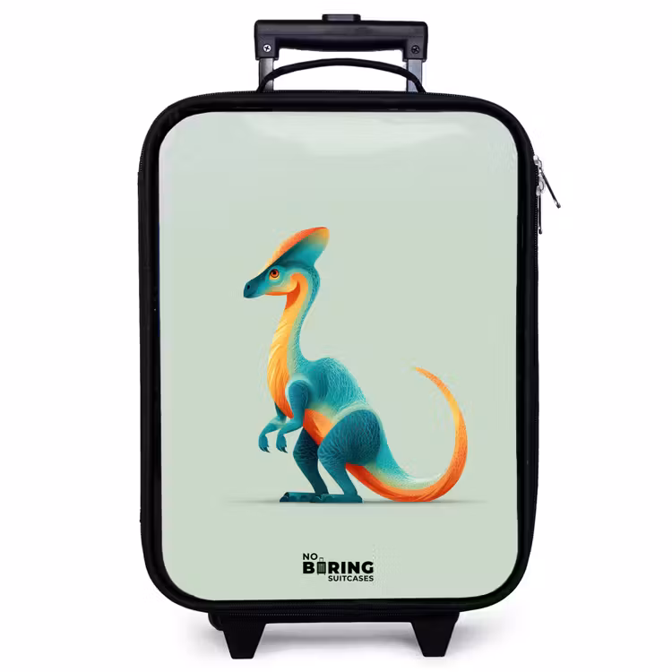 Kinderkoffer - Dino - Blau - Tier — 1