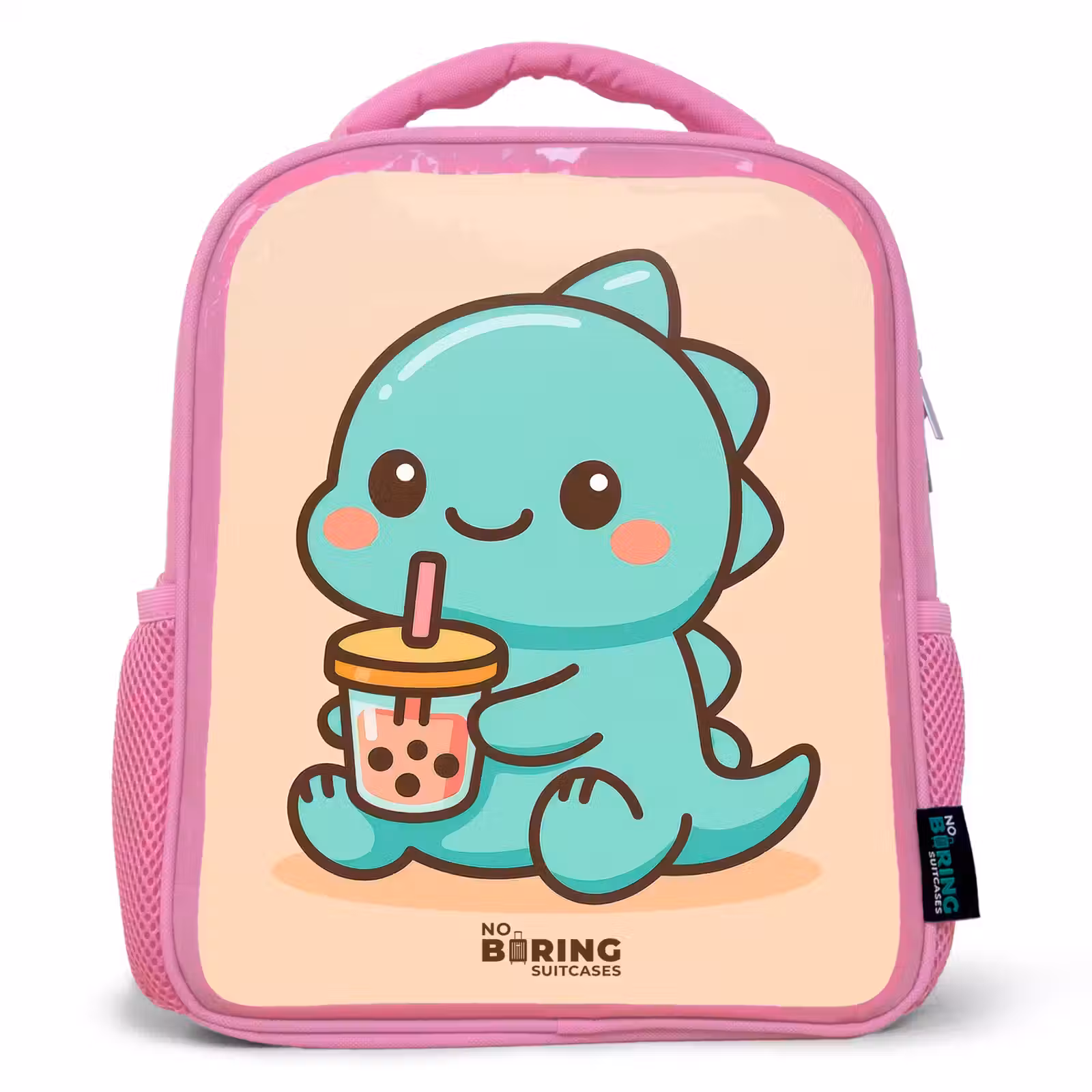 Kinderrucksack - Rosa - Kawai - Dino - Bubbletea — 1