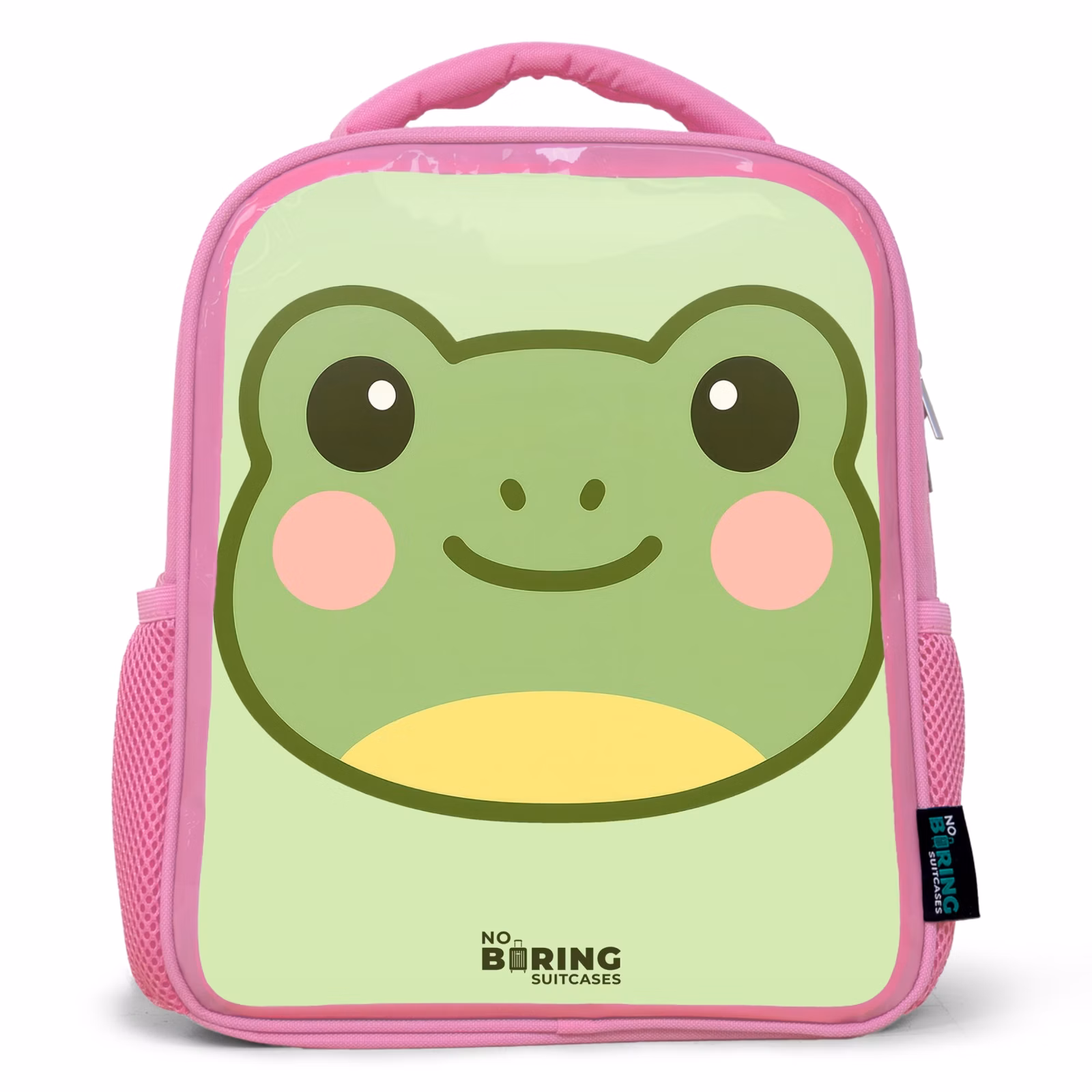 Kinderrucksack - Rosa - Kawai - Frosch - Grün — 1