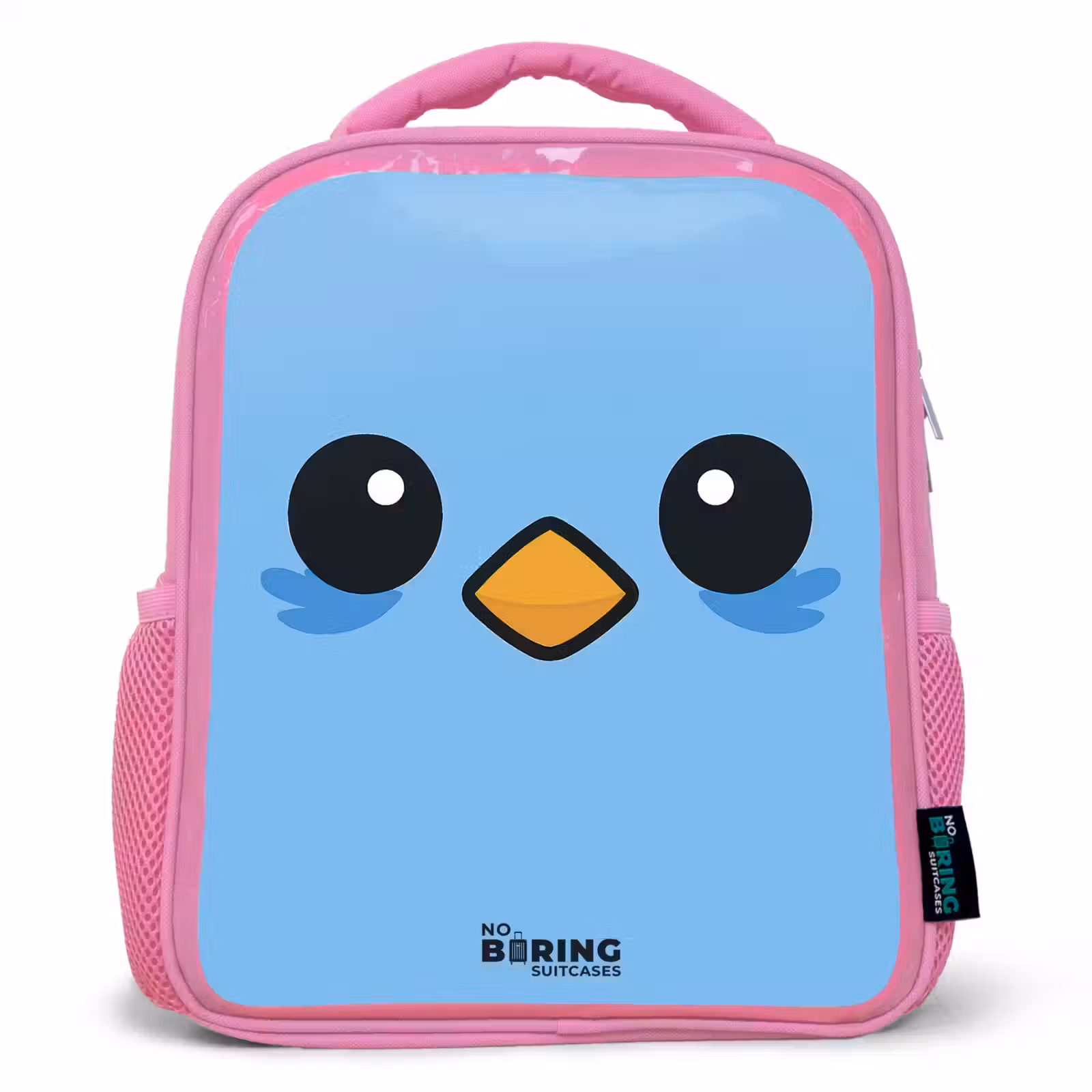 Kinderrucksack - Rosa - Kawai - Vogel - Blau — 1