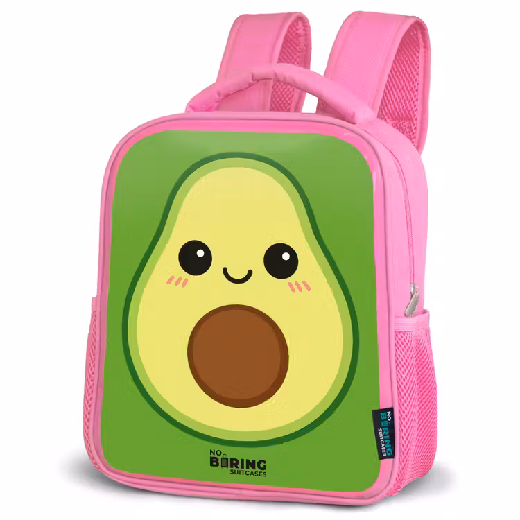 Kinderrucksack - Rosa - Kawai - Avocado - Grün — 4