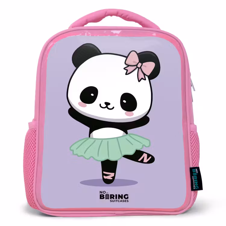 Kinderrucksack - Rosa - Kawai - Ballett - Panda — 1