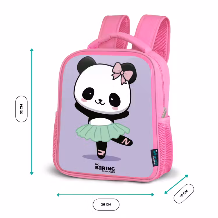Kinderrucksack - Rosa - Kawai - Ballett - Panda — 2