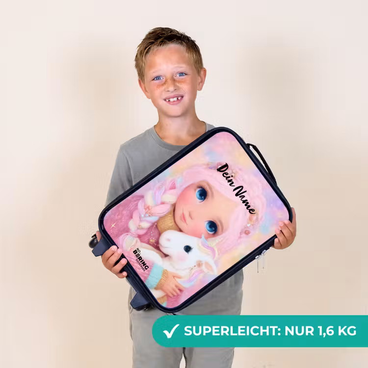 Kinderkoffer - Mädchen - Einhorn - Rosa — 2