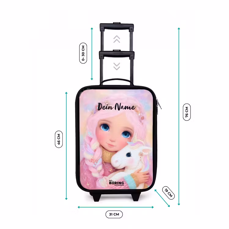 Kinderkoffer - Mädchen - Einhorn - Rosa — 7
