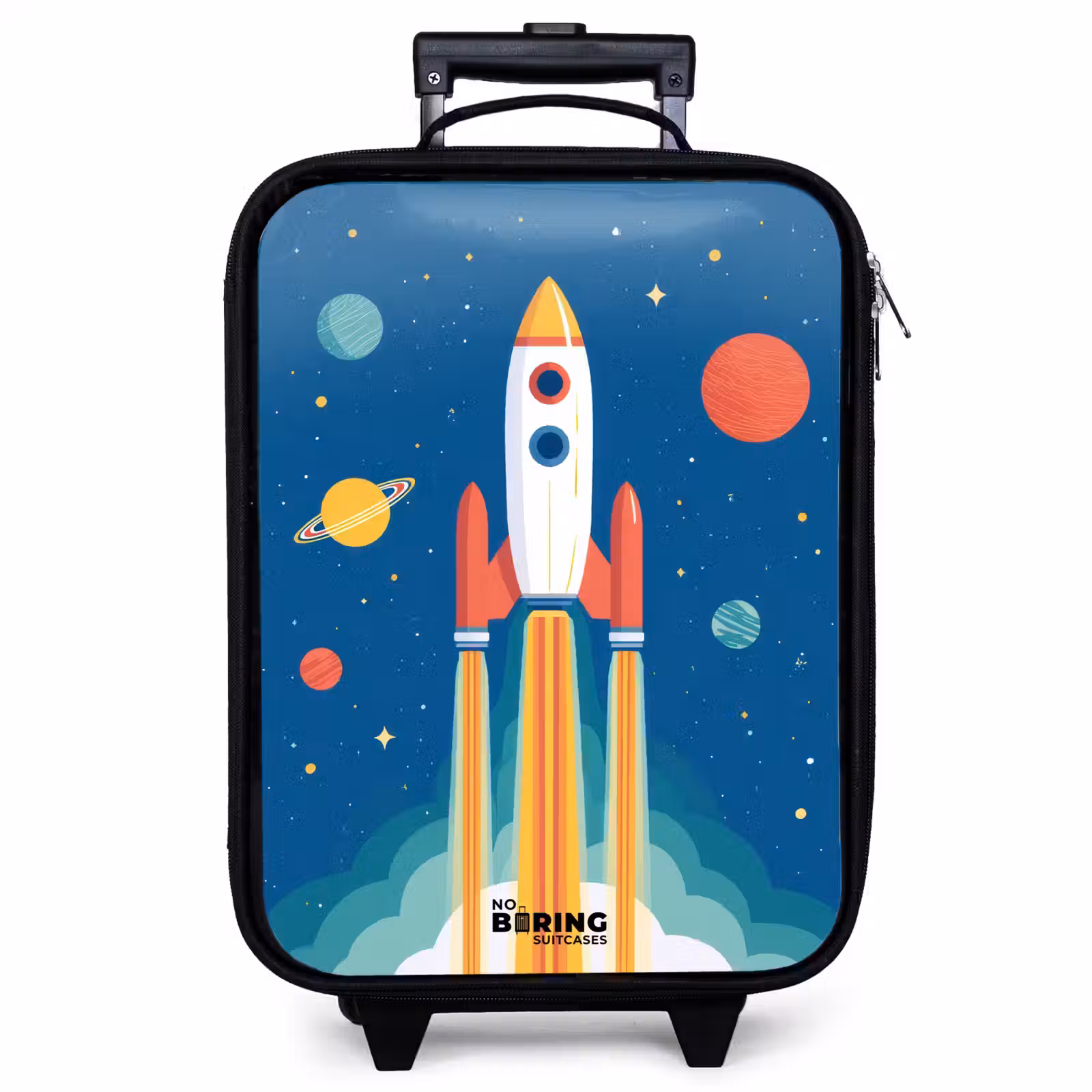Kinderkoffer - Rakete - Planet - Sterne - Mehrfarbig — 1