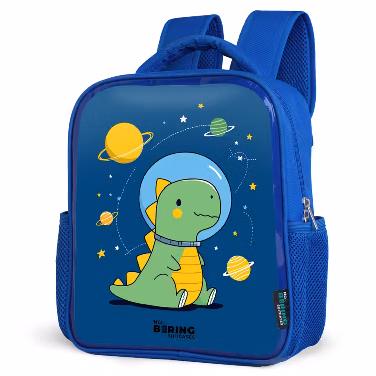 Kinderrucksack - Blau - Dino - Planet - Stern - Blau — 7
