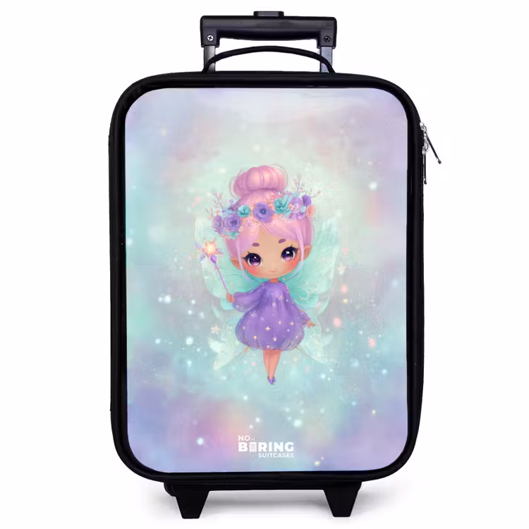 Kinderkoffer - Blumenfee in pastellfarbenem Glanz — 1