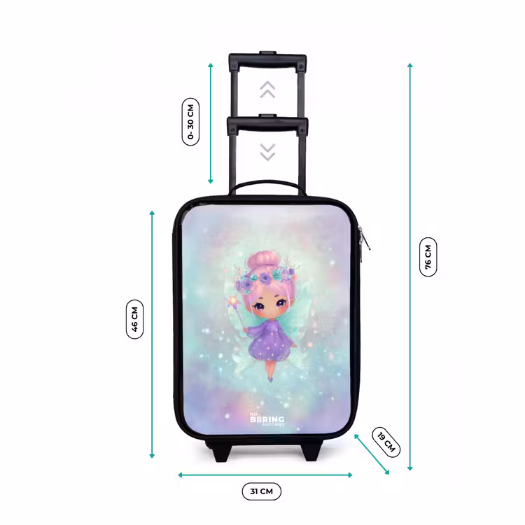 Kinderkoffer - Blumenfee in pastellfarbenem Glanz — 7