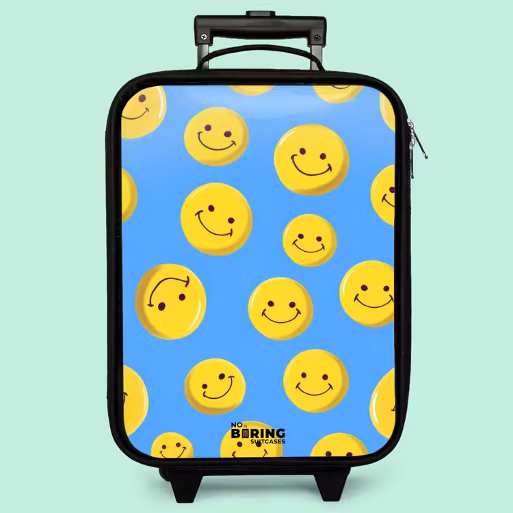 Kinderkoffer - Fröhlicher Smiley-Regen — 3