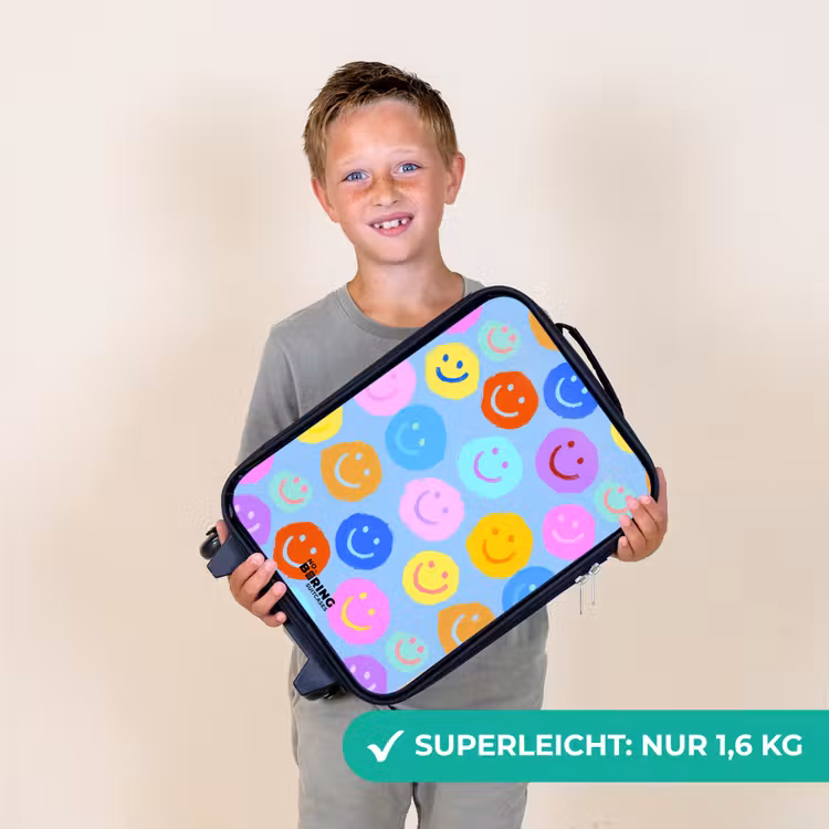 Kinderkoffer - Heiteres Muster von Smileys — 2