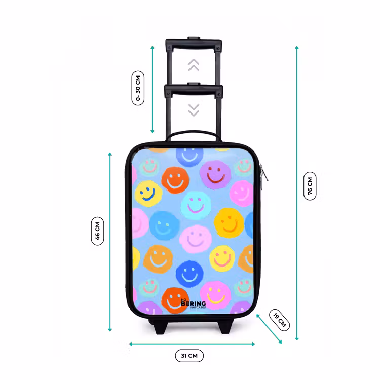 Kinderkoffer - Heiteres Muster von Smileys — 7