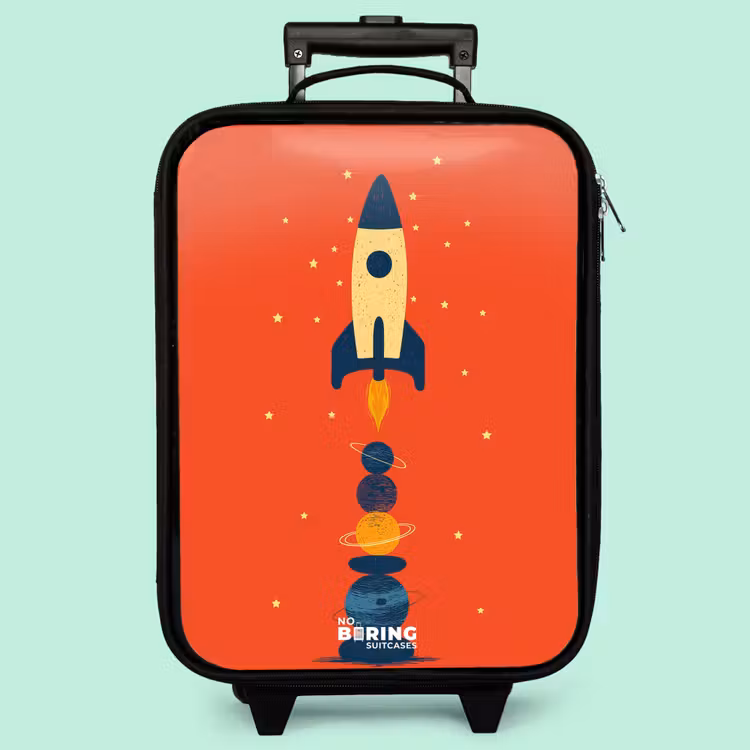 Kinderkoffer - Rakete - Sterne - Planeten — 3