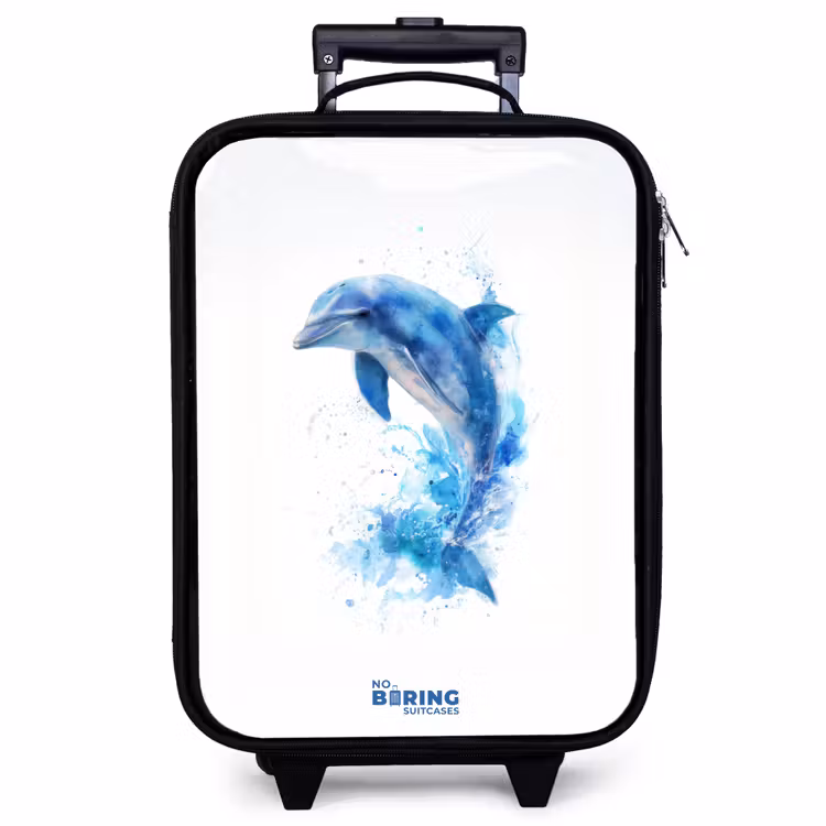 Kinderkoffer - Springender blauer Delfin — 1