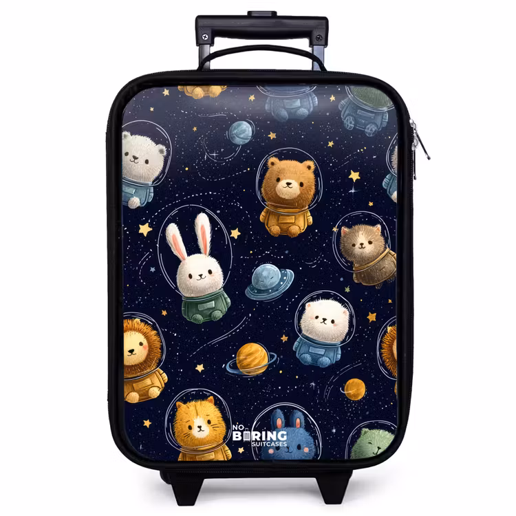 Kinderkoffer - Tiere - Astronaut - Planeten - Sterne — 1
