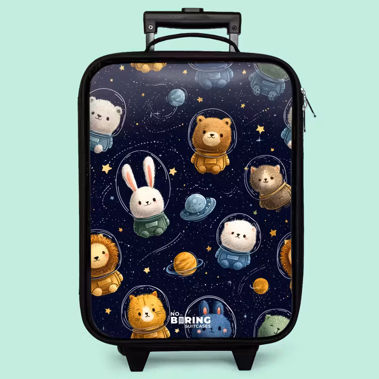 Kinderkoffer - Tiere - Astronaut - Planeten - Sterne — 3