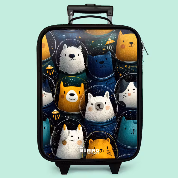 Kinderkoffer - Tiere - Sterne - Planeten - Astronaut — 3