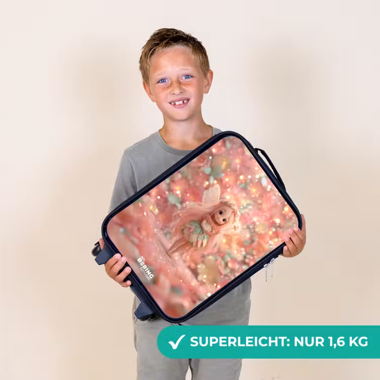 Kinderkoffer - Blumenfee in rosa Märchenwelt — 2