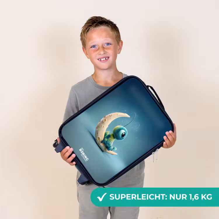 Kinderkoffer - Verträumte Kreatur auf dem Mond — 2