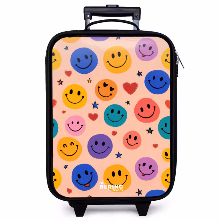 Kinderkoffer - Fröhliches Smiley-Muster — 1