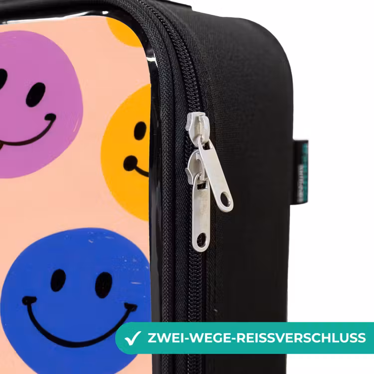 Kinderkoffer - Fröhliches Smiley-Muster — 6