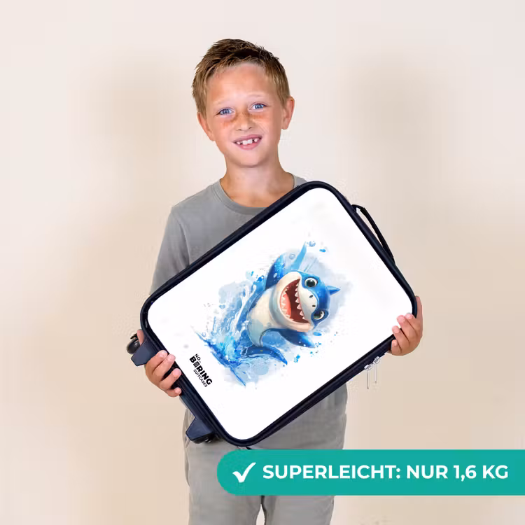 Kinderkoffer - Hai - Zähne - Wasser — 2