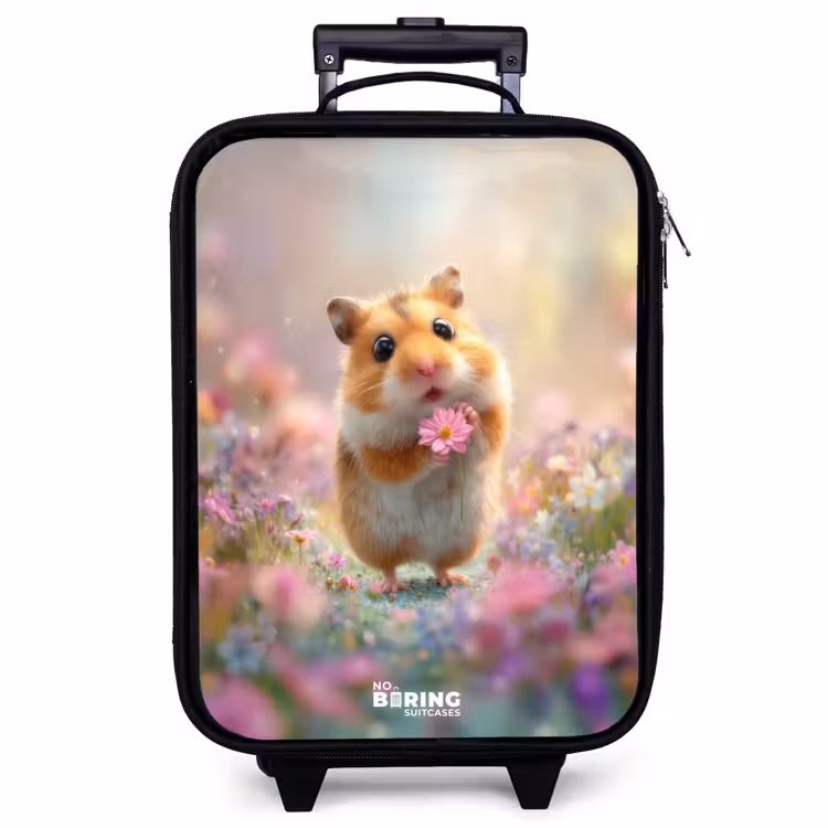 Kinderkoffer - Hamster - Blume - Natur - Tier — 1