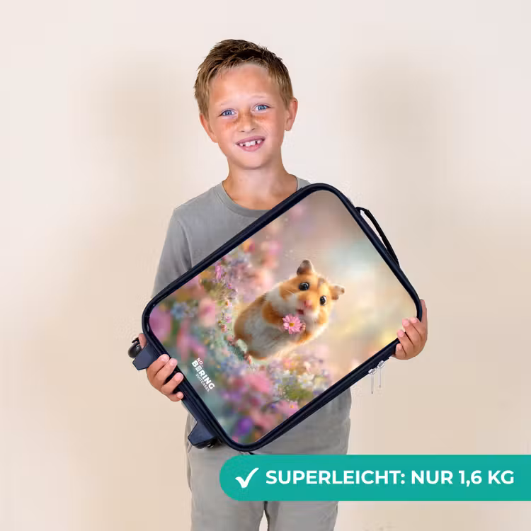Kinderkoffer - Hamster - Blume - Natur - Tier — 2